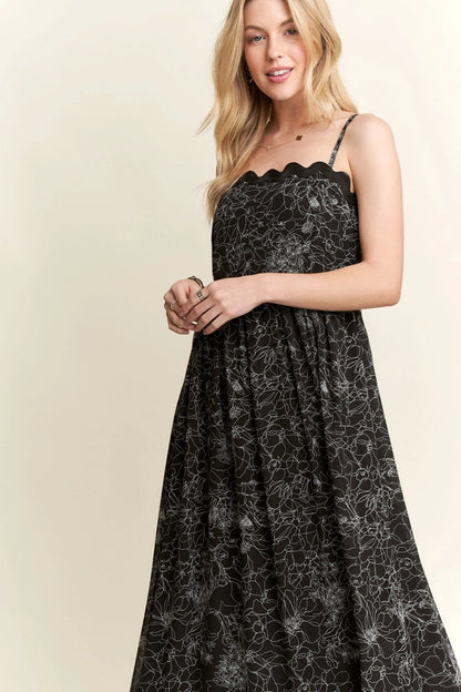 ✨✨Ric Rac Trim Maxi Dress ✨✨