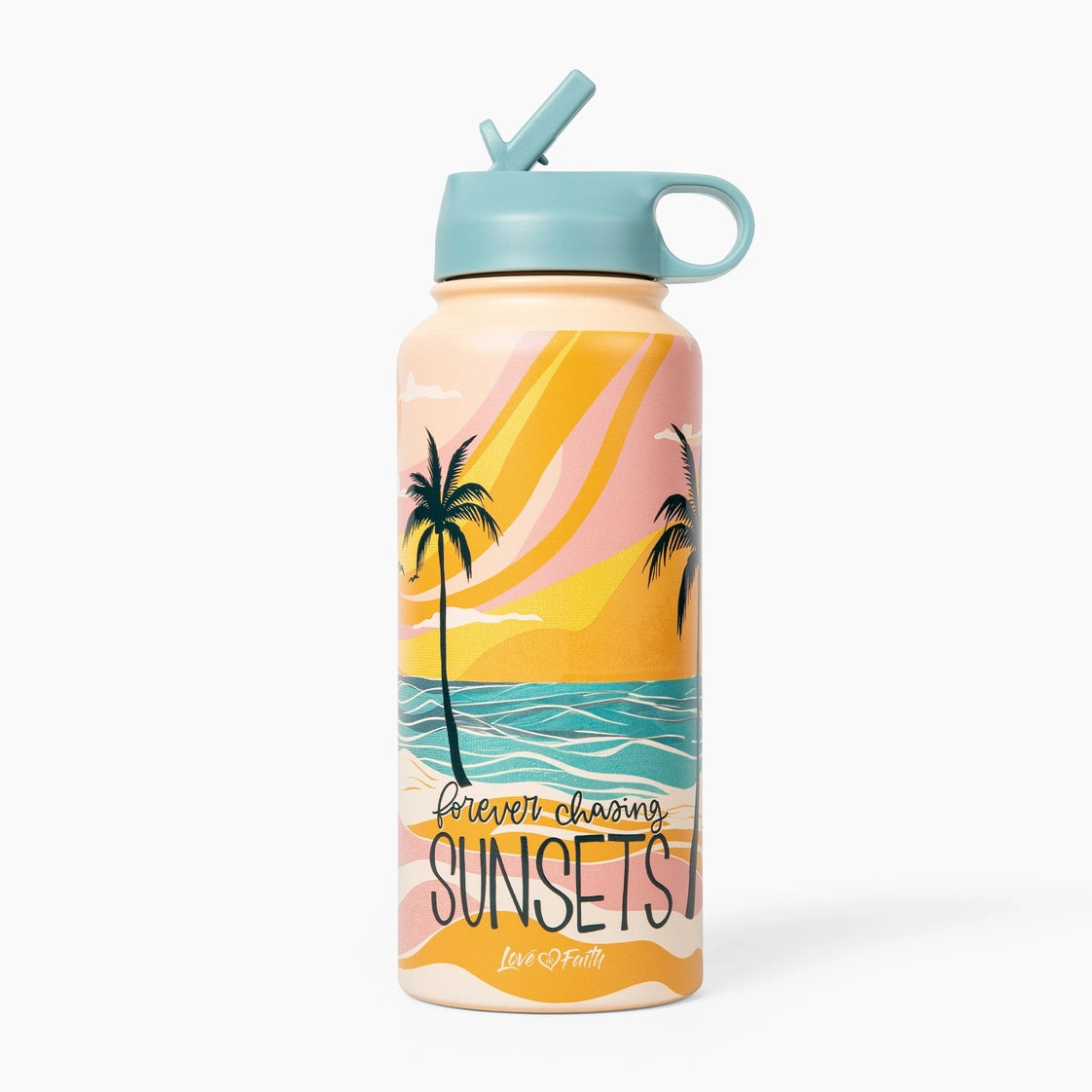 Forever Chasing Sunsets 🌅 | 32oz Insulated Bottle