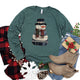 Patchwork Snowman Graphic Long Sleeve