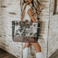 Bolso de viaje y para portátil Darby de piel de vaca