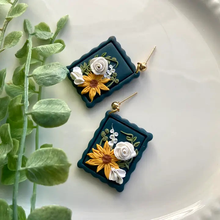 Sunflower Scene Dangle