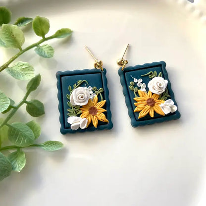 Sunflower Scene Dangle