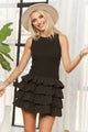 Sleeveless Ruffle Mini Dress