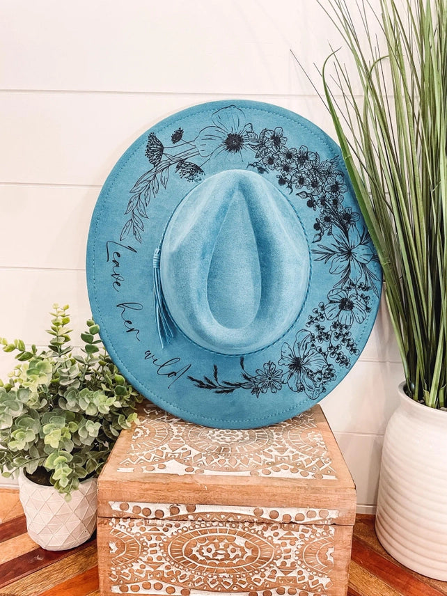 Engraved Floral Hat | Love Her Wild