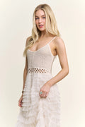 ✨ Sleeveless Crochet Midi Dress ✨