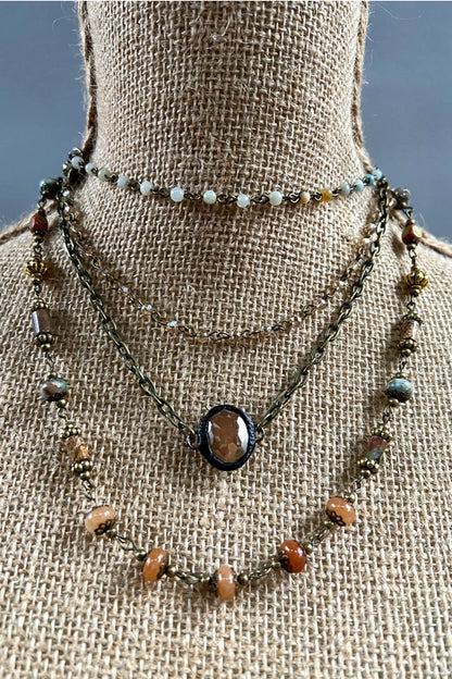 Justina Necklace-Multi by Dylan Designs
