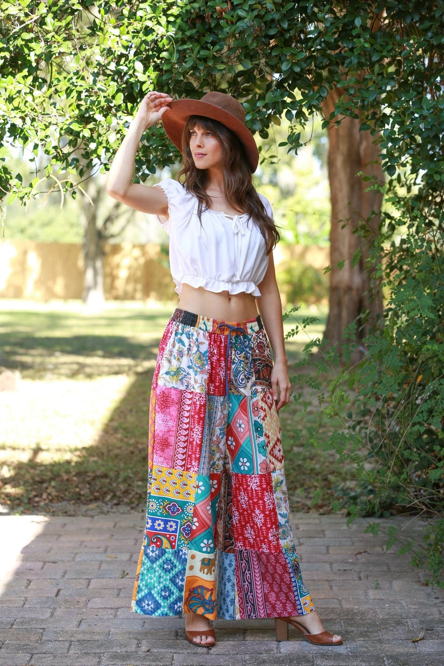 ✨Free Spirit Hippie Patchwork Pants