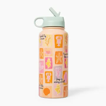 Sea Shells & Sunshine 32oz Insulated Sipper 🐚