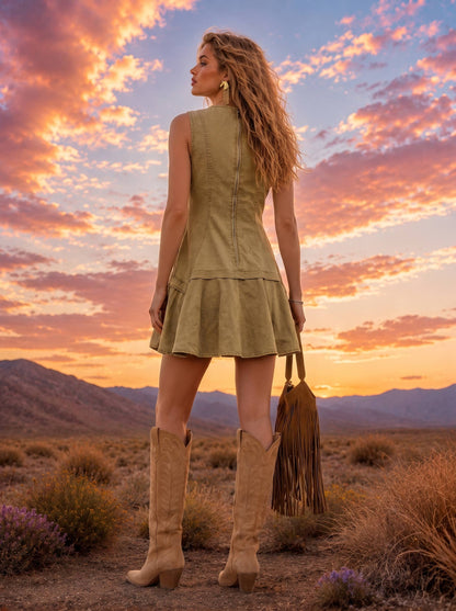 Wild West Flare Dress