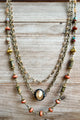 Justina Necklace-Red Jasper by Dylan Designs