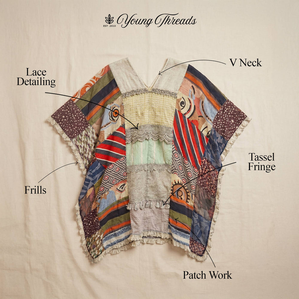 Capa envolvente tipo patchwork Canyon Sands