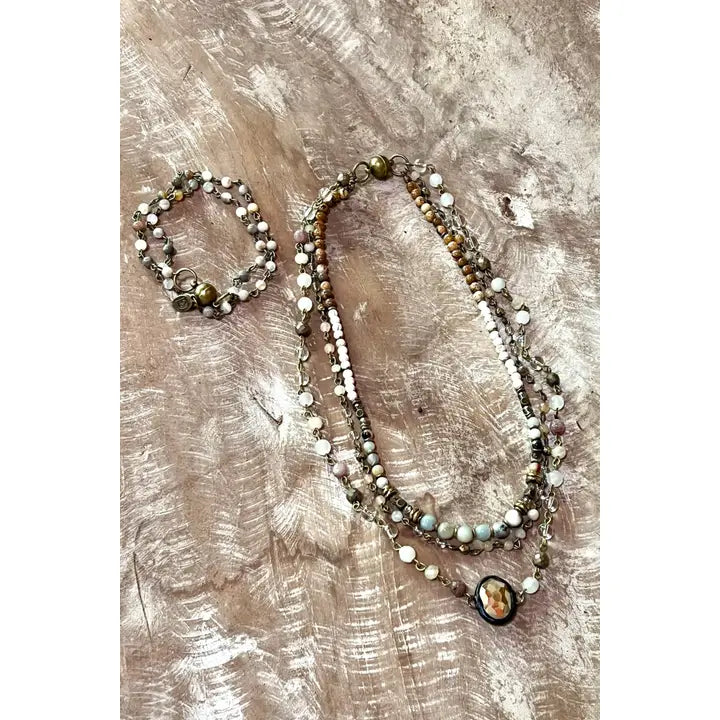 Justina Necklace-Imperial Jasper by Dylan Designs