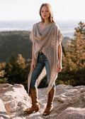 Poncho de punto abierto Free Spirit