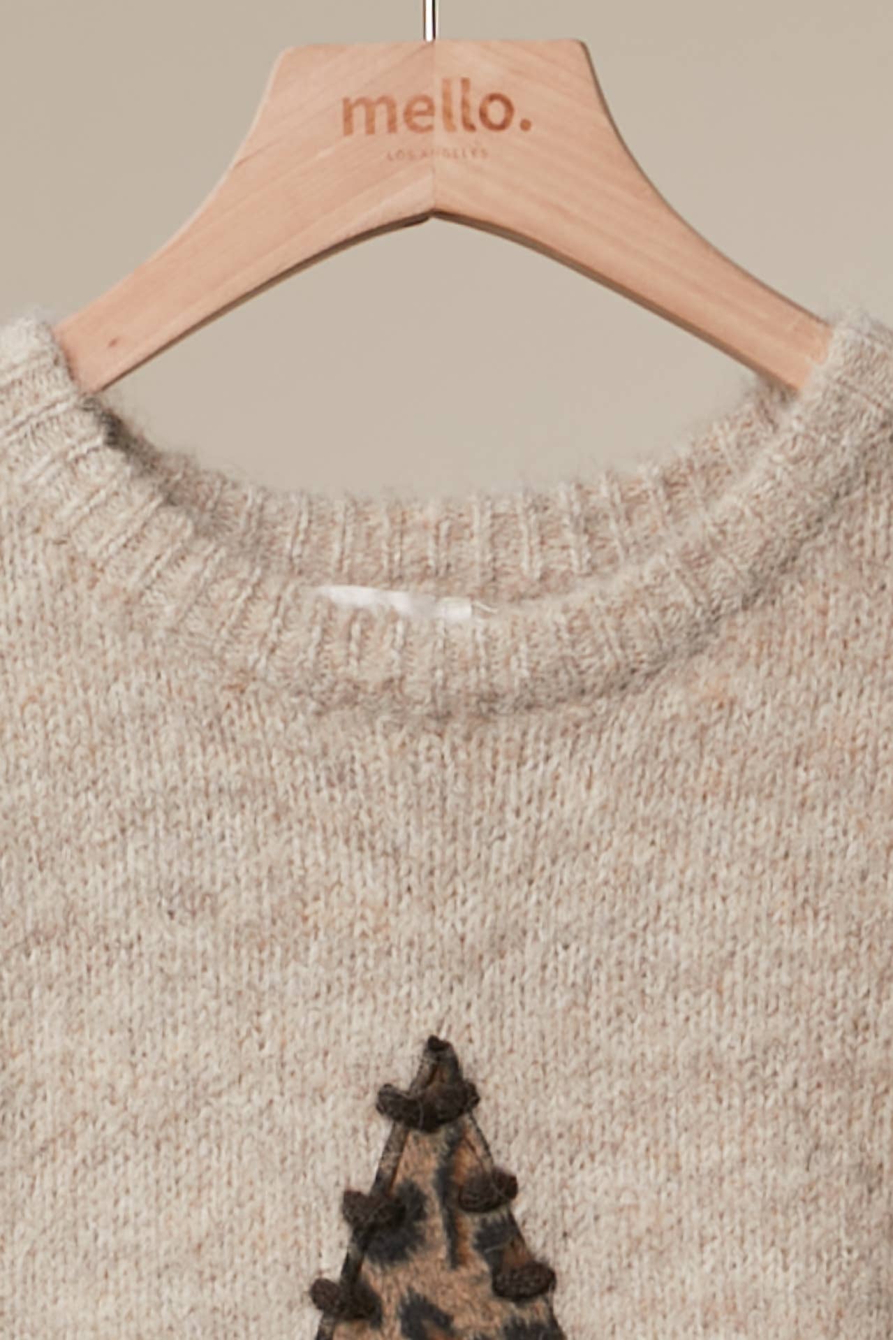 Wild at Heart Leopard Star Knit Sweater