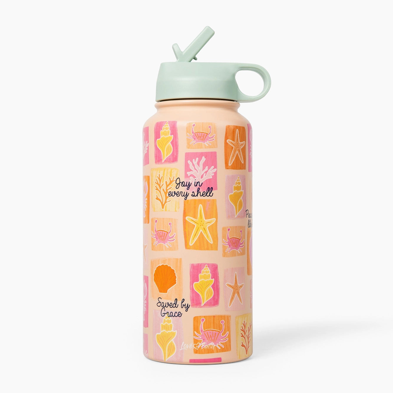 Sea Shells & Sunshine 32oz Insulated Sipper 🐚