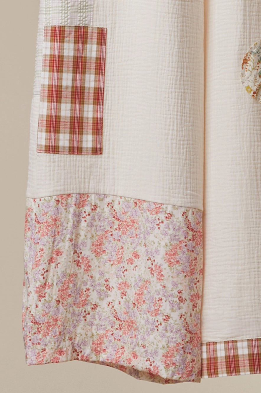 Boho Patchwork Wide Leg Pants