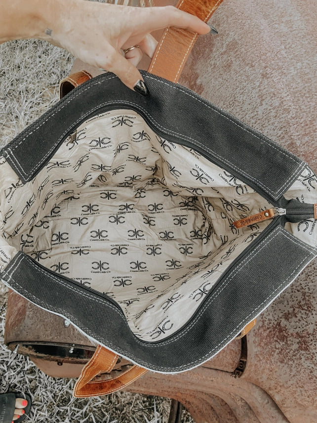 Bolso de viaje y para portátil Darby de piel de vaca