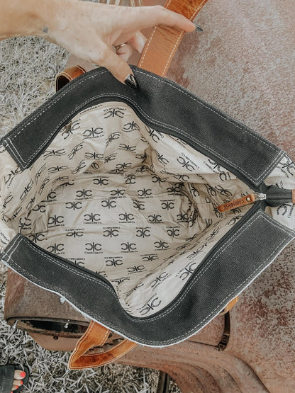 Darby Cowhide Weekender & Laptop Bag
