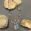 Collar de capas con piedras Summer Time