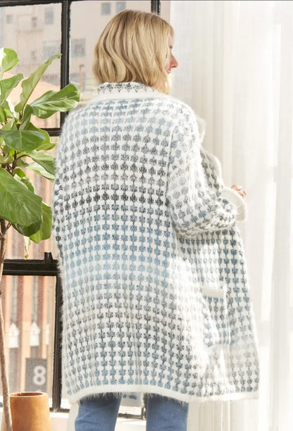 Long Cardigan with Collar