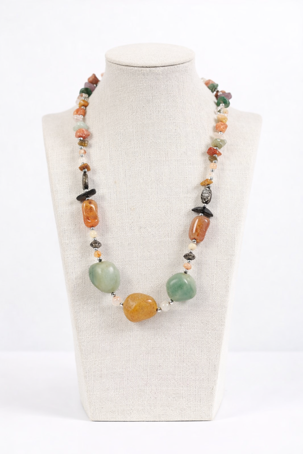 ✨ Boho Multi-Stone Statement Necklace ✨