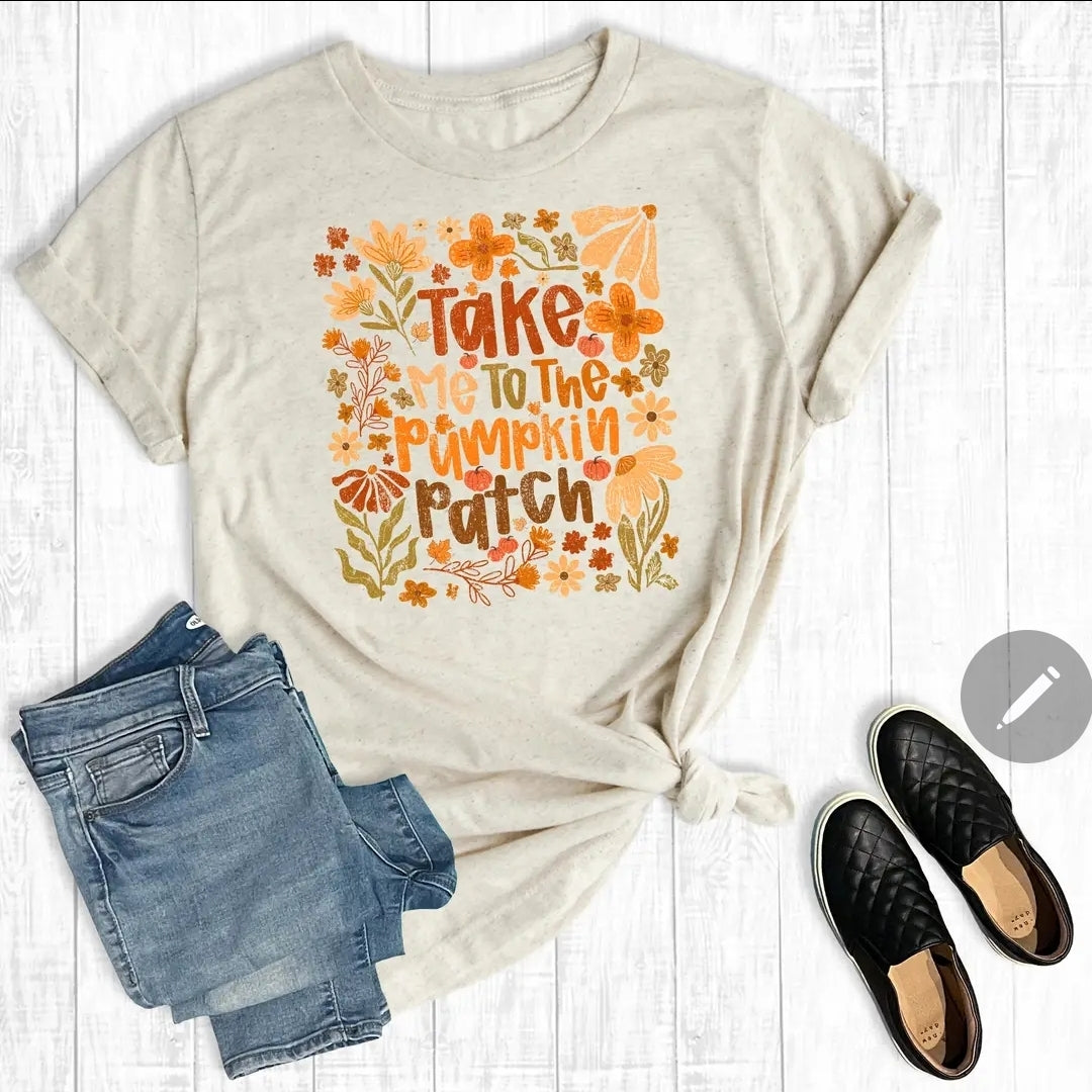 Unisex Take Me to The Pumpkin Patch Tee