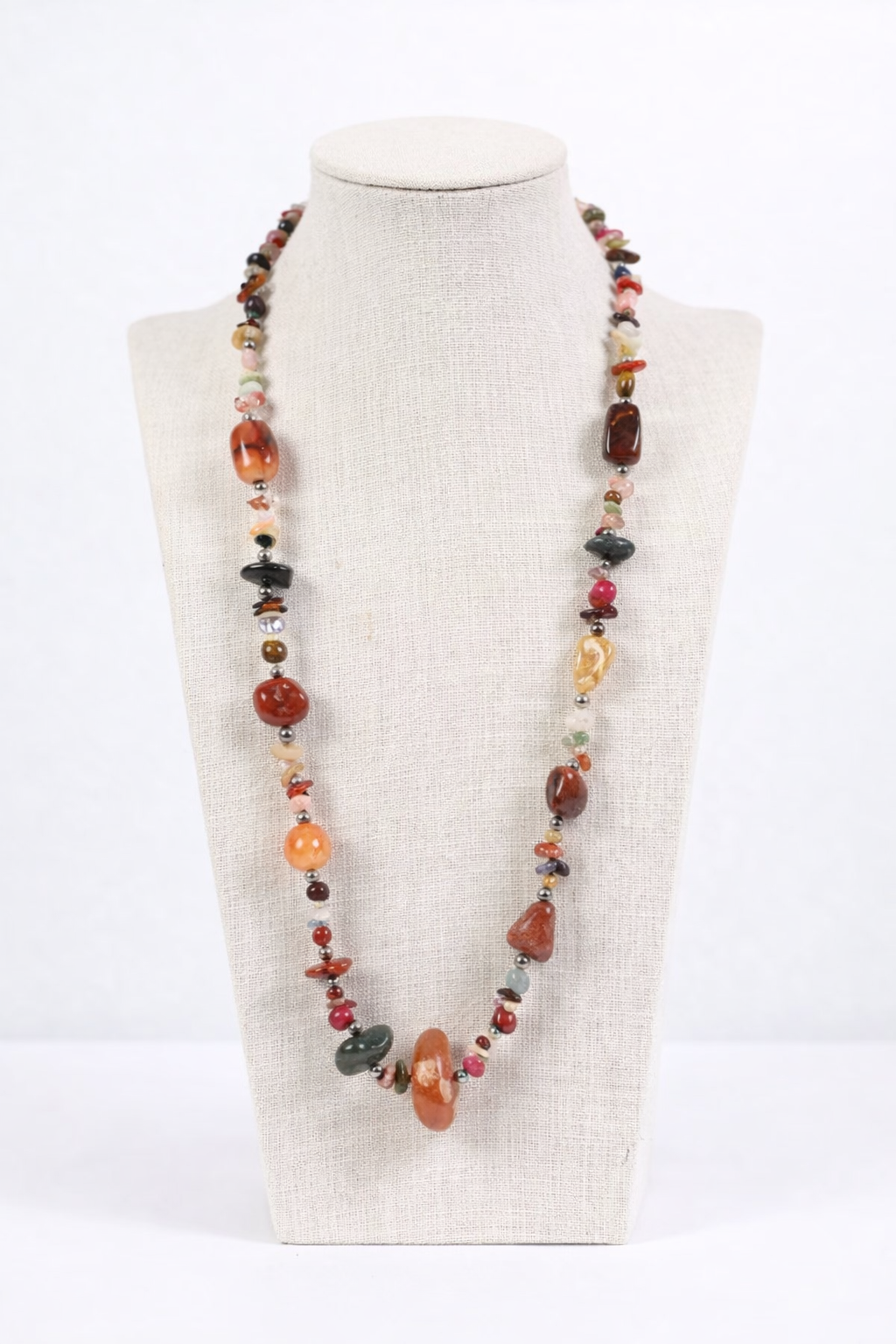 ✨ Earthy Boho Stone Necklace ✨