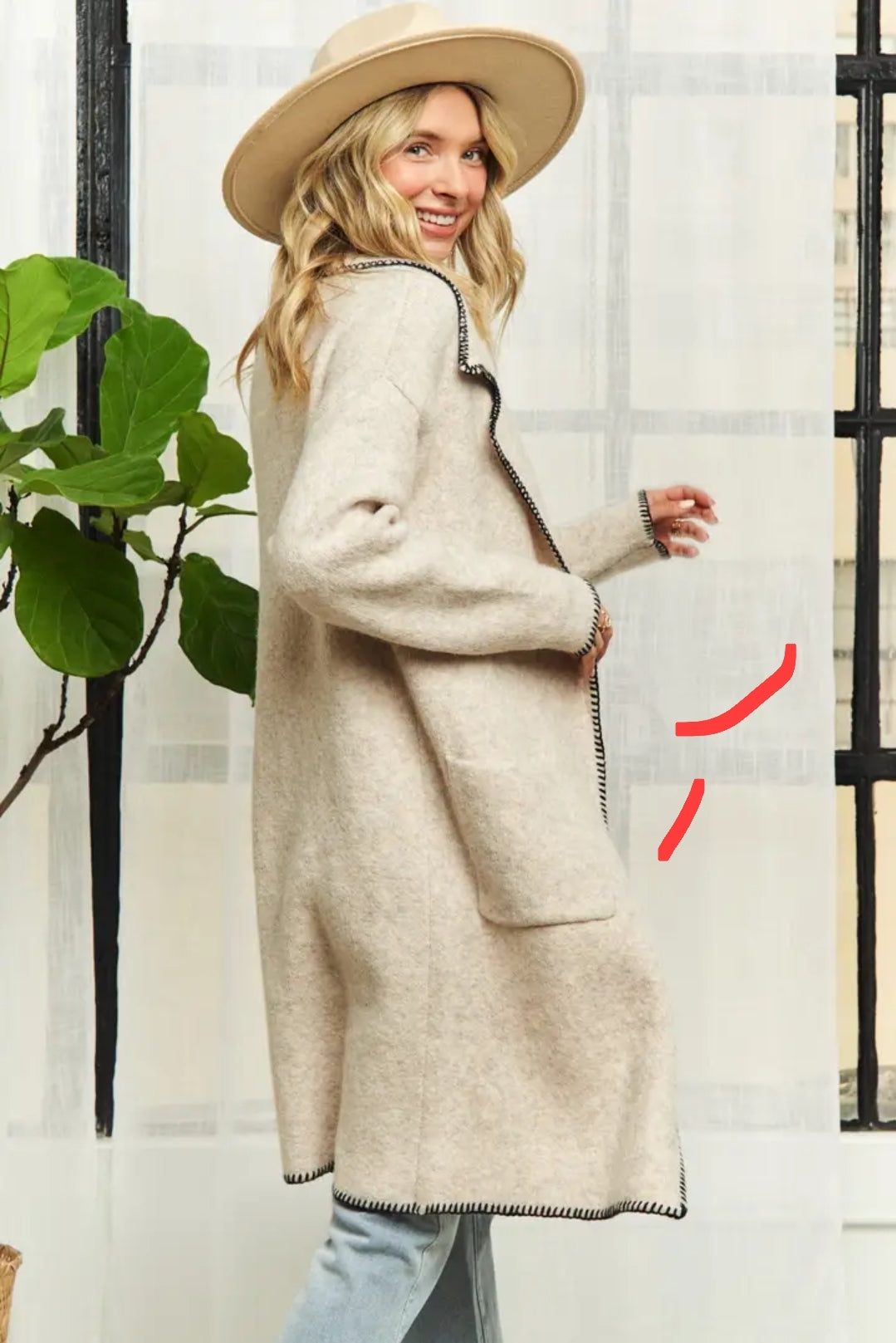 Open Front Sweater Cardigan