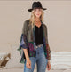 Boho Rustic Embellished Shrug