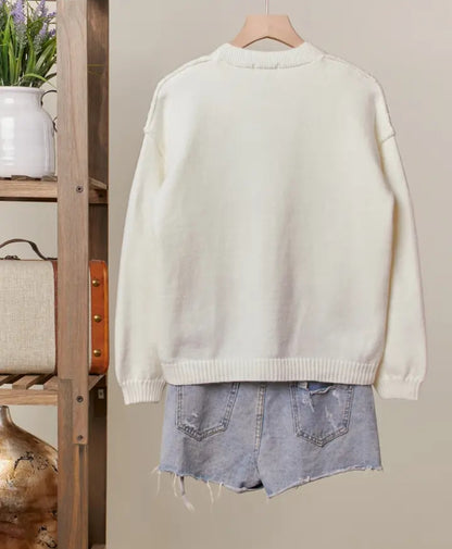 Gingerbread Patch Cardigan