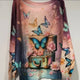 🦋 Butterfly Dreams Artistic Knit Sweater – Made in Italy | One Size